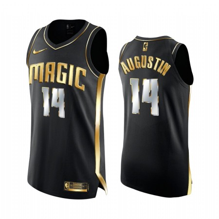 Maillot Basket Homme Orlando Magic D.J. Augustin 14 2020-21 Noir Golden Edition Swingman